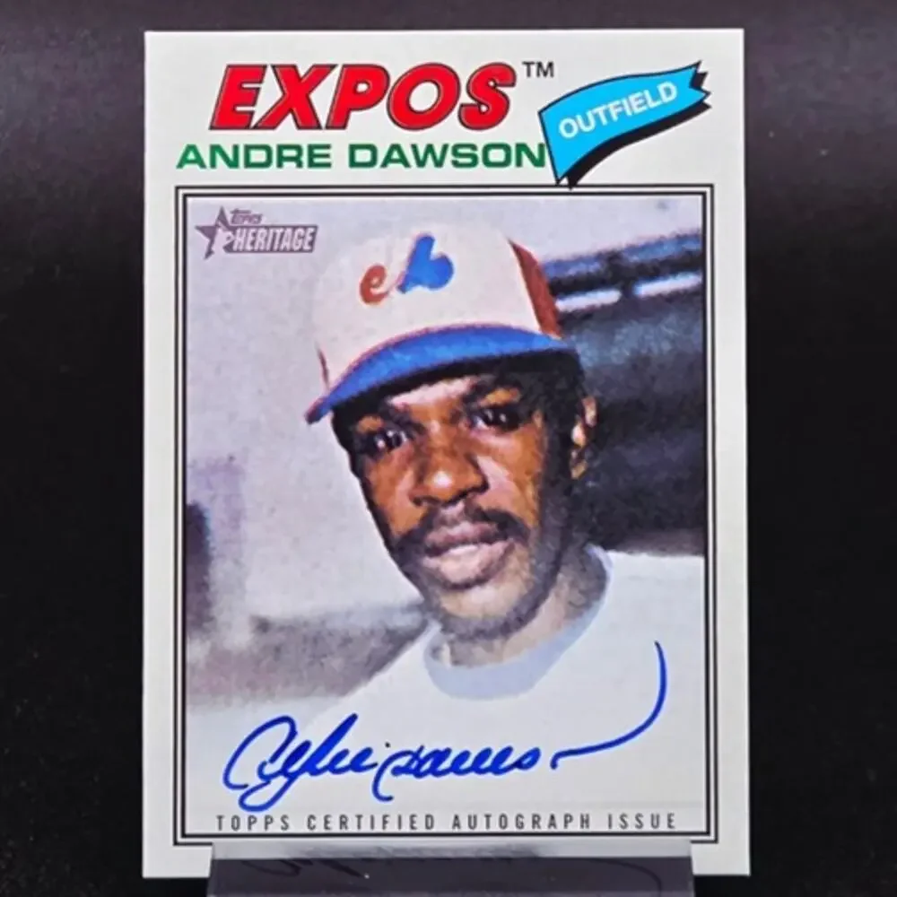 2026 Andre Dawson Topps Real One Auto Montreal Expos Hall of Fame Superstar - Picture 1 of 2